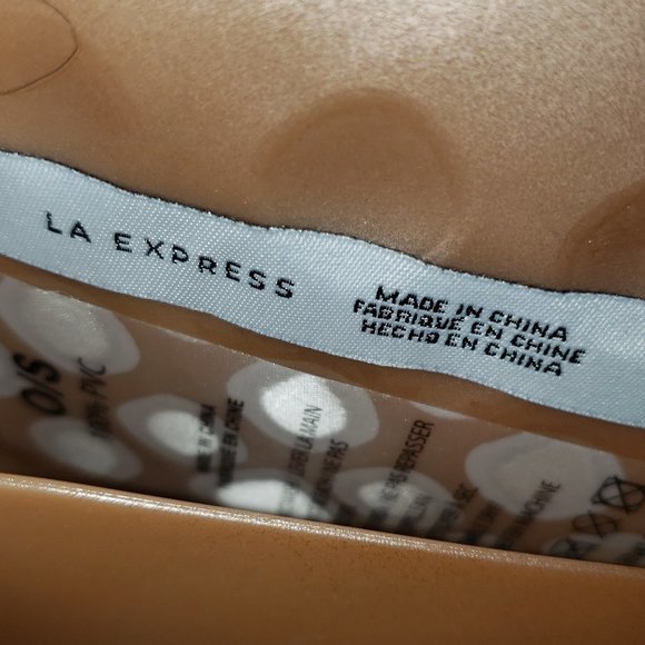 LA Express Purse - Pinkish Copper Purse with Peridot type Rhinestones NWOT - Picture 2 of 6